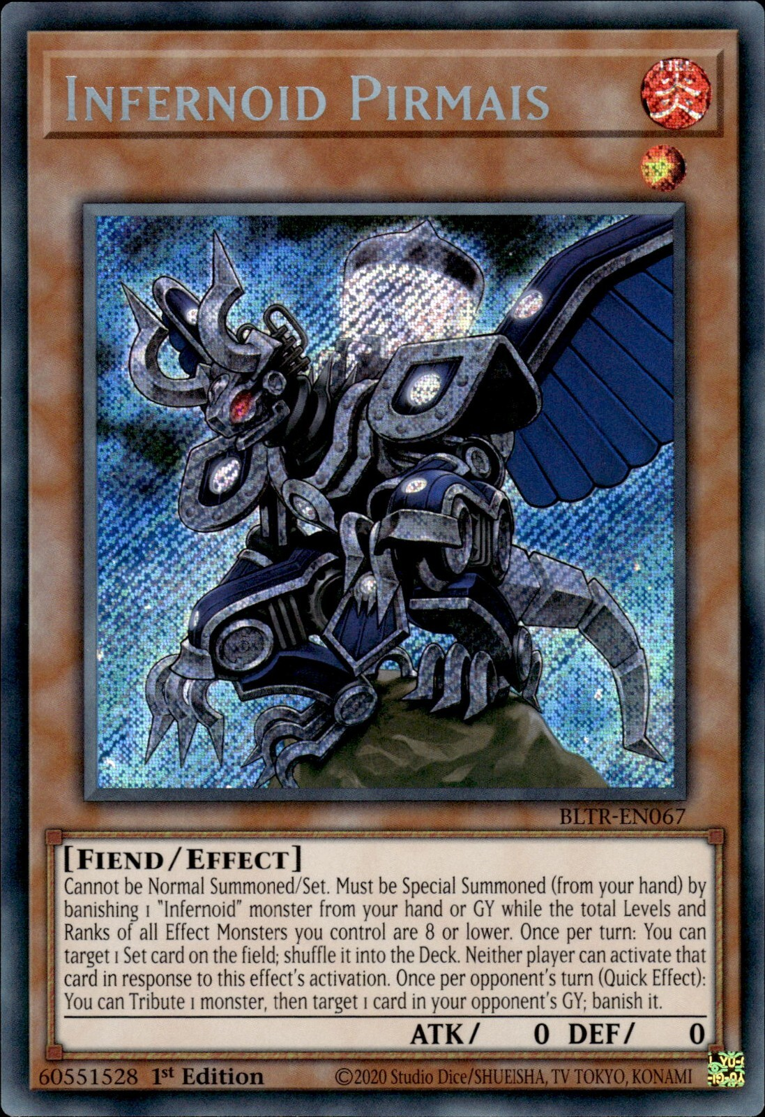 Infernoid Pirmais - BLTR-EN067 - Secret Rare 1