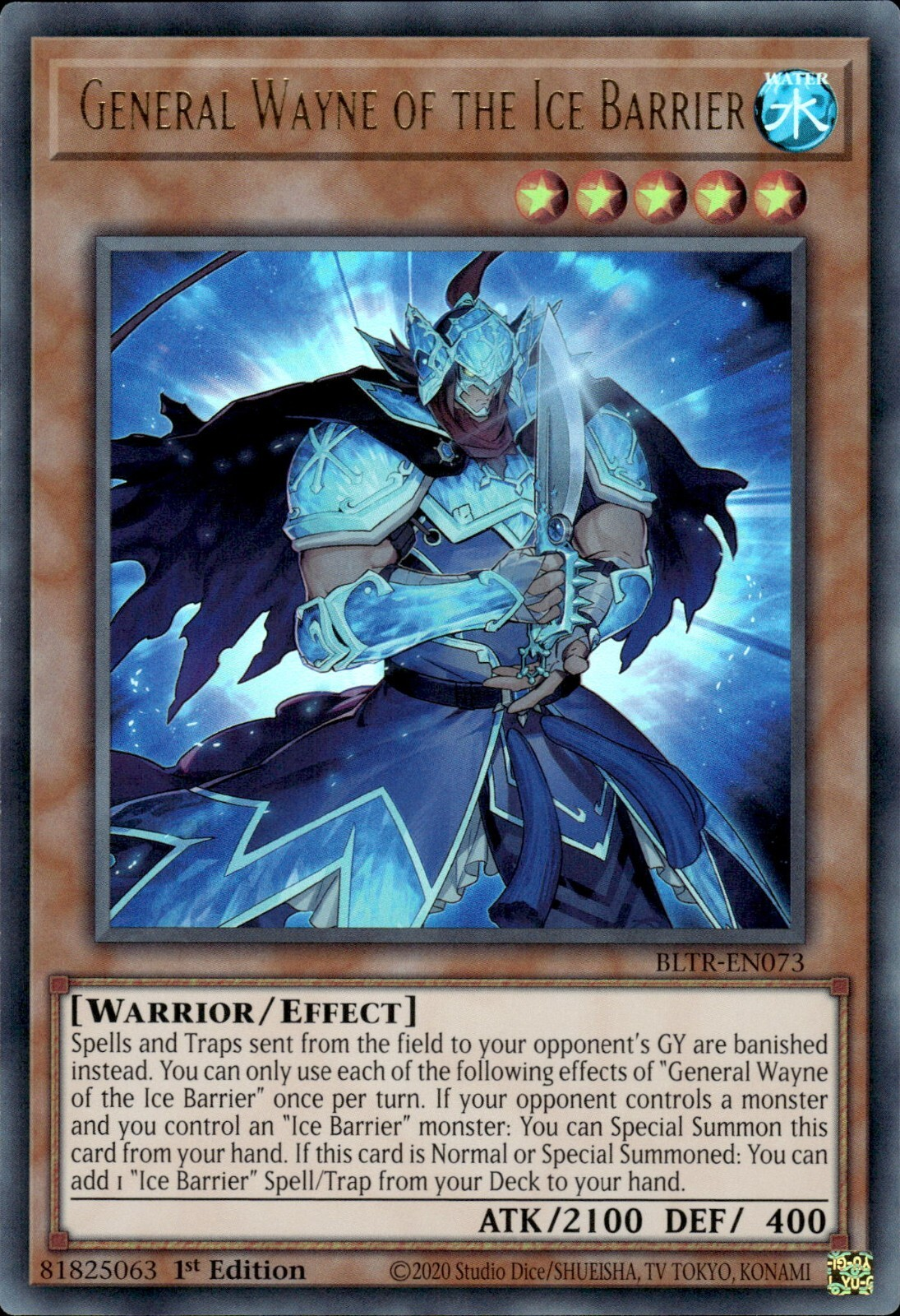 General Wayne of the Ice Barrier - BLTR-EN073 - Ultra Rare 1