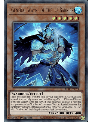 General Wayne of the Ice Barrier - BLTR-EN073 - Ultra Rare
