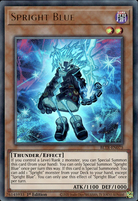Spright Blue - BLTR-EN075 - Ultra Rare (daño en impresion)