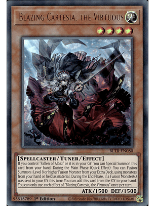 Blazing Cartesia, the Virtuous - BLTR-EN080 - Ultra Rare