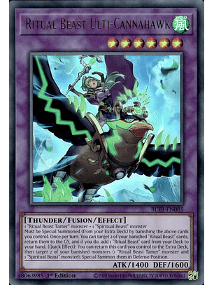 Ritual Beast Ulti-Cannahawk (Alternate Art) - BLTR-EN085 - Ultra Rare