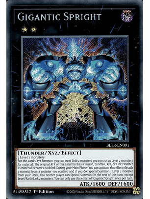 Gigantic Spright - BLTR-EN091 - Secret Rare 