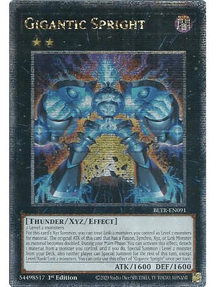 Gigantic Spright - BLTR-EN091 - Quarter Century Secret Rare 