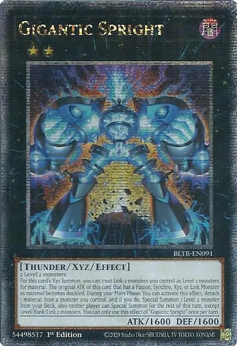 Gigantic Spright - BLTR-EN091 - Quarter Century Secret Rare 