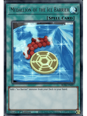 Medallion of the Ice Barrier - BLTR-EN097 - Ultra Rare