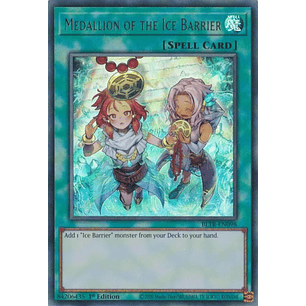 Medallion of the Ice Barrier (Alternate Art) - BLTR-EN098 - Ultra Rare