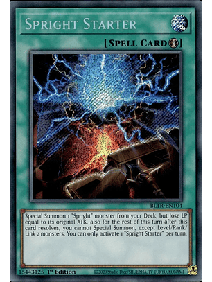 Spright Starter - BLTR-EN104 - Secret Rare