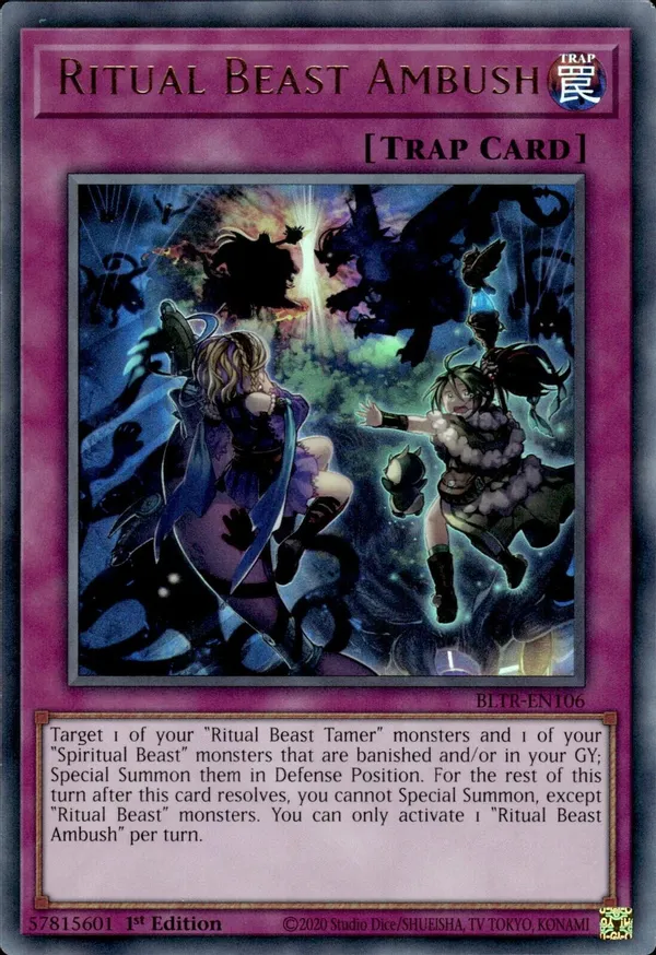 Ritual Beast Ambush - BLTR-EN106 - Ultra Rare 1