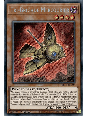 Tri-Brigade Mercourier - BLTR-EN107 - Secret Rare