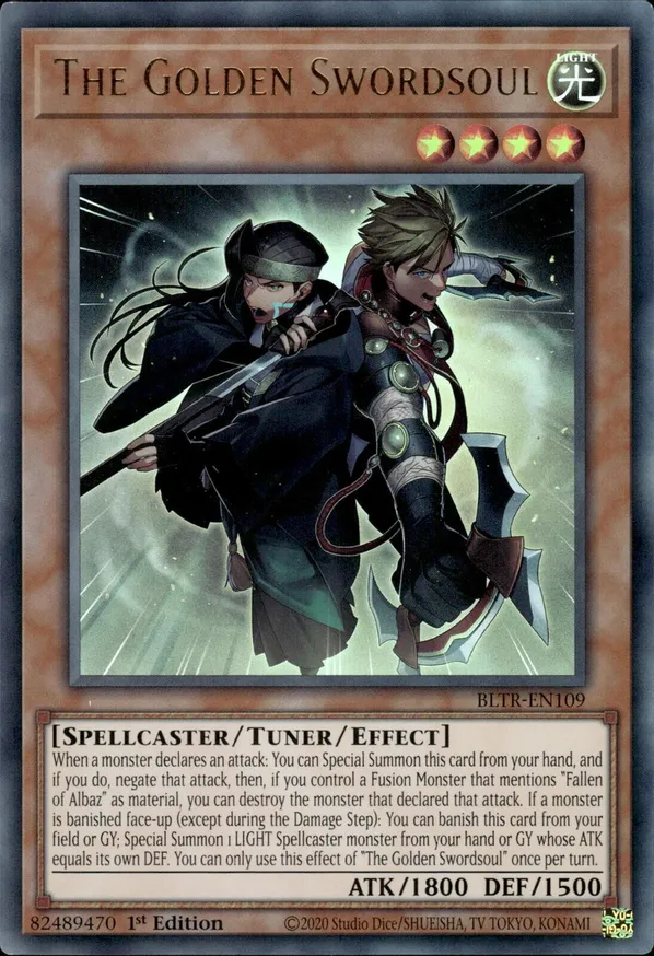 The Golden Swordsoul - BLTR-EN109 - Ultra Rare 1