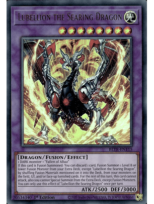 Lubellion the Searing Dragon - BLTR-EN115 - Ultra Rare 