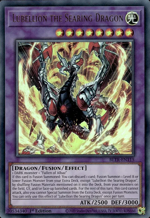 Lubellion the Searing Dragon - BLTR-EN115 - Ultra Rare 