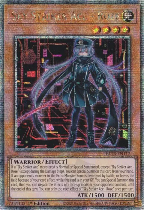Sky Striker Ace - Roze (Alternate Art) - BLTR-EN117 - Quarter Century Secret Rare