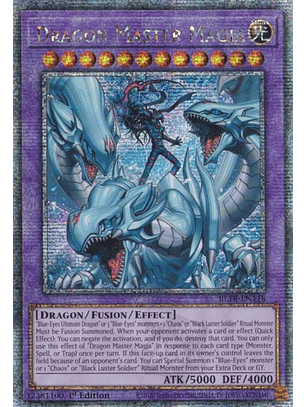 Dragon Master Magia - BLTR-EN118 - Quarter Century Secret Rare