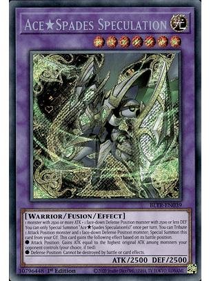 Ace Spades Speculation - BLTR-EN039 - Secret Rare