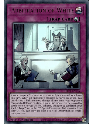 Arbitration of White - BLTR-EN036 - Ultra Rare