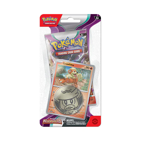 Scarlet & Violet: Paldea Evolved - Single Pack Blister (Growlithe)