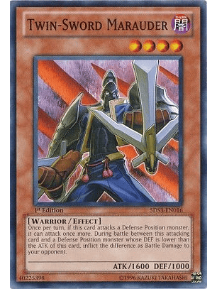 Twin-Sword Marauder - 5DS3-EN016 - Common
