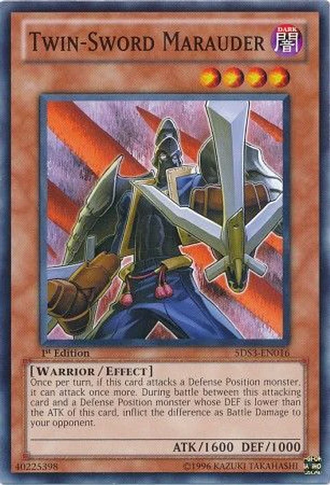 Twin-Sword Marauder - 5DS3-EN016 - Common