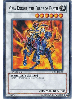Gaia Knight, the Force of Earth - 5DS3-EN041 - Common