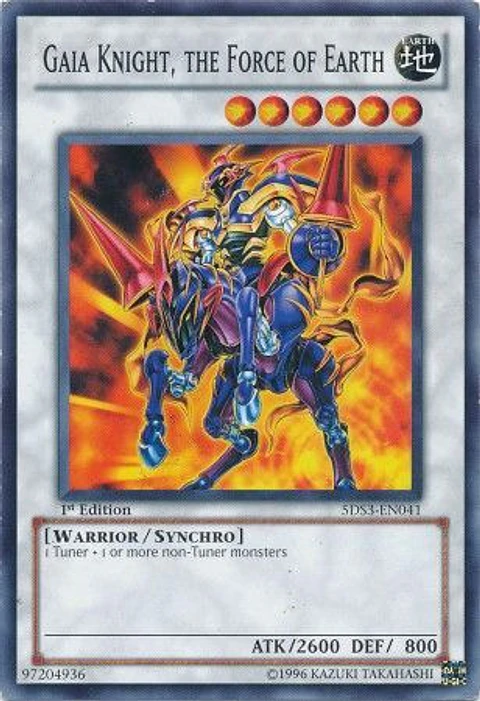 Gaia Knight, the Force of Earth - 5DS3-EN041 - Common