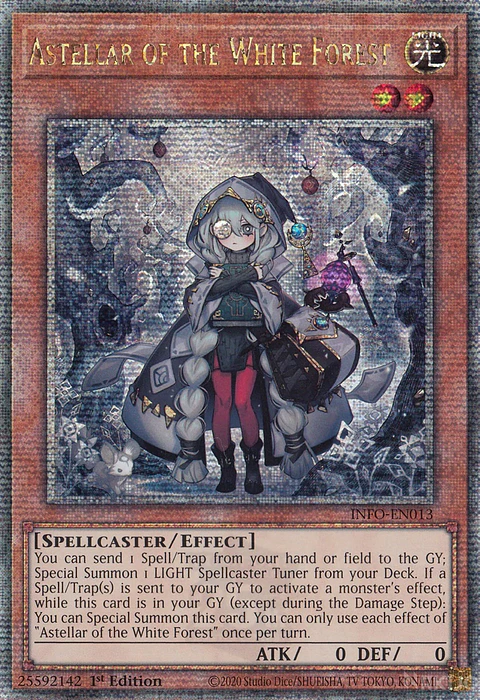 Astellar of the White Forest - INFO-EN013 - Quarter Century Secret Rare