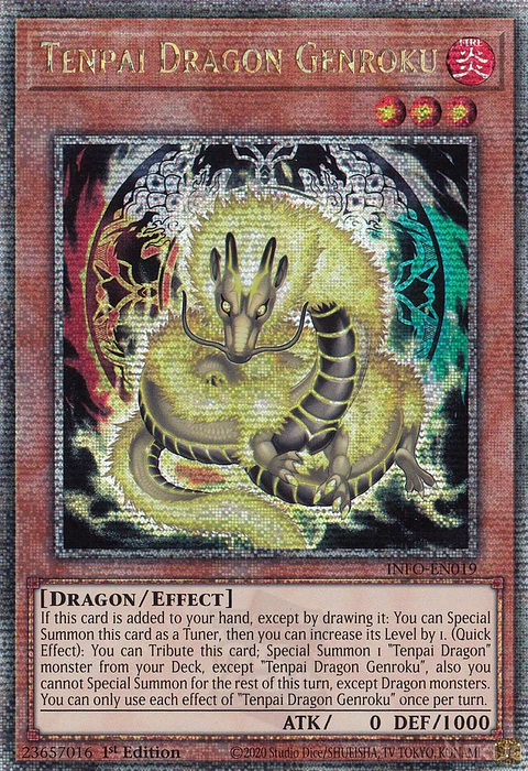 Tenpai Dragon Genroku - INFO-EN019 - Quarter Century Secret Rare