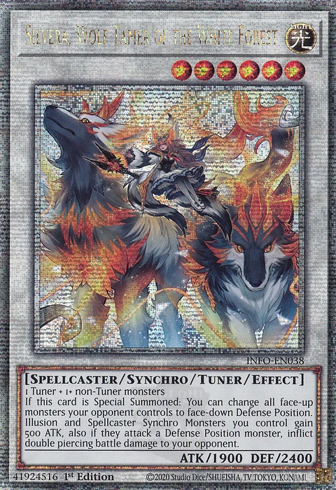 Silvera, Wolf Tamer of the White Forest - INFO-EN038 - Quarter Century Secret Rare