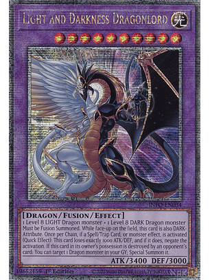 Light and Darkness Dragonlord - INFO-EN034 - Quarter Century Secret Rare
