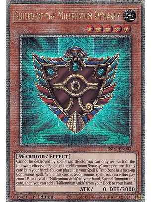 Shield of the Millennium Dynasty - INFO-EN003 - Quarter Century Secret Rare