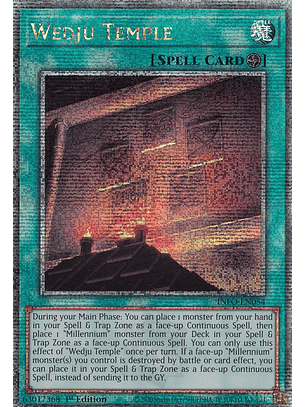 Wedju Temple - INFO-EN054 - Quarter Century Secret Rare