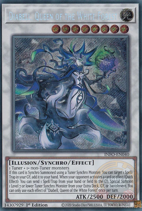 Diabell, Queen of the White Forest - INFO-EN040 - Secret Rare
