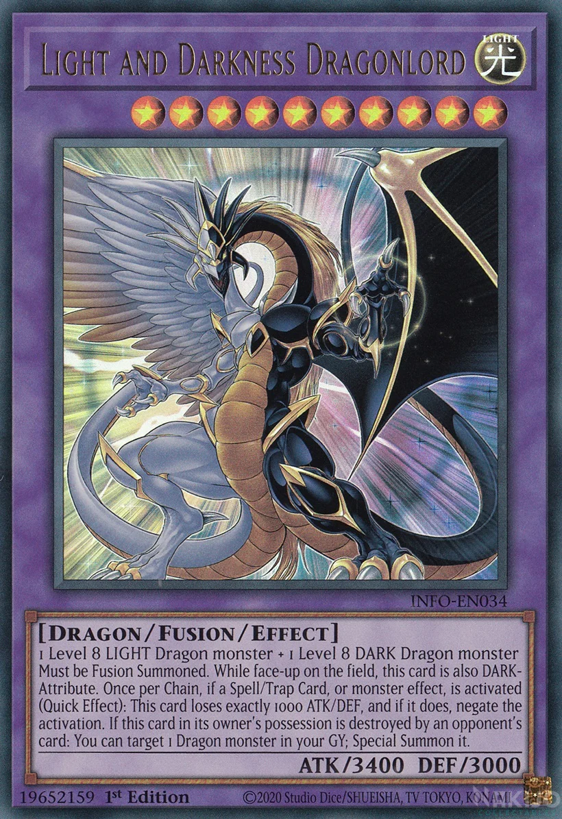 Light and Darkness Dragonlord - INFO-EN034 - Ultra Rare 1