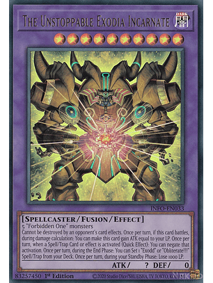The Unstoppable Exodia Incarnate - INFO-EN033 - Ultra Rare