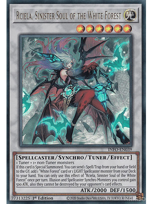 Rciela, Sinister Soul of the White Forest - INFO-EN039 - Ultra Rare