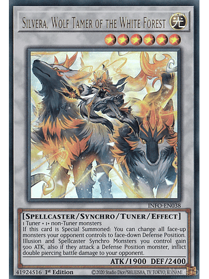 Silvera, Wolf Tamer of the White Forest - INFO-EN038 - Ultra Rare