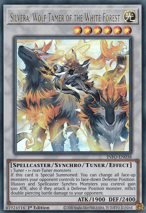 Silvera, Wolf Tamer of the White Forest - INFO-EN038 - Ultra Rare