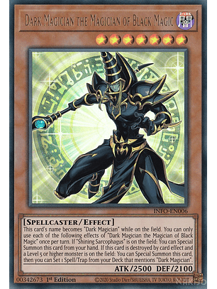 Dark Magician the Magician of Black Magic - INFO-EN006 - Ultra Rare