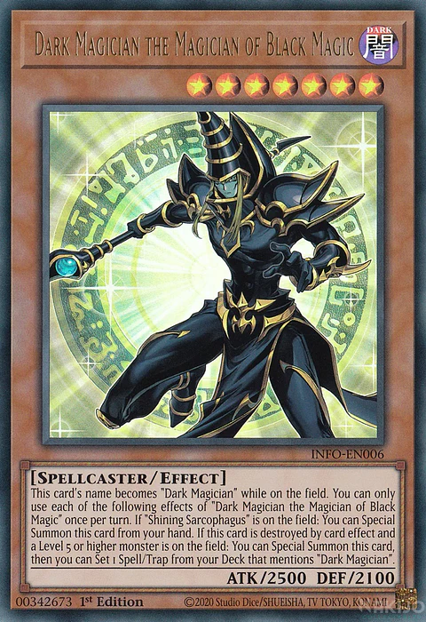 Dark Magician the Magician of Black Magic - INFO-EN006 - Ultra Rare