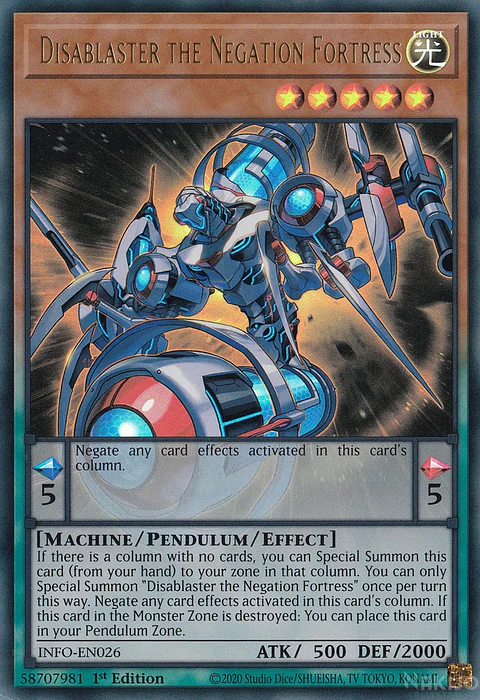 Disablaster the Negation Fortress - INFO-EN026 - Ultra Rare