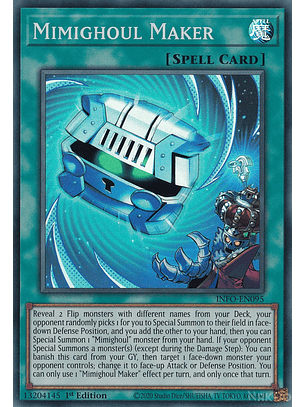 Mimighoul Maker - INFO-EN095 - Super Rare