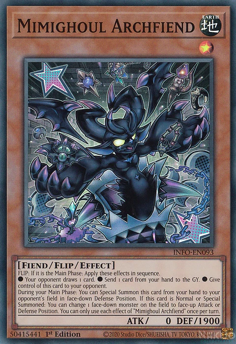 Mimighoul Archfiend - INFO-EN093 - Super Rare