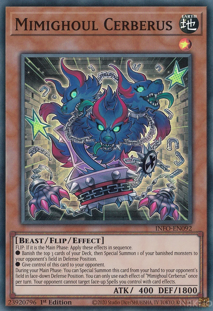 Mimighoul Cerberus - INFO-EN092 - Super Rare 1