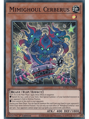 Mimighoul Cerberus - INFO-EN092 - Super Rare