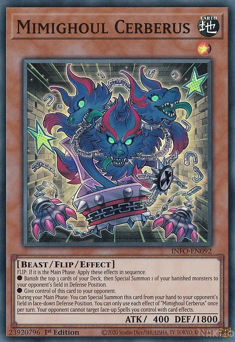 Mimighoul Cerberus - INFO-EN092 - Super Rare