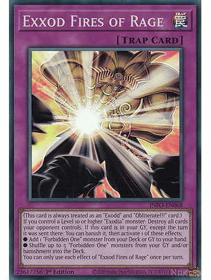 Exxod Fires of Rage - INFO-EN068 - Super Rare