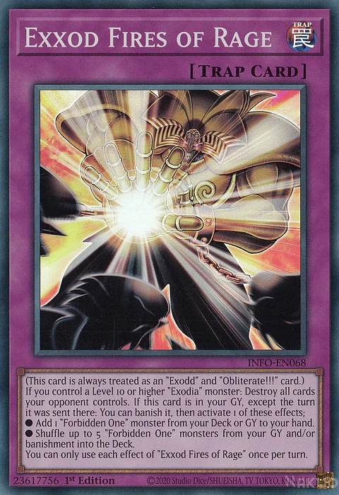 Exxod Fires of Rage - INFO-EN068 - Super Rare