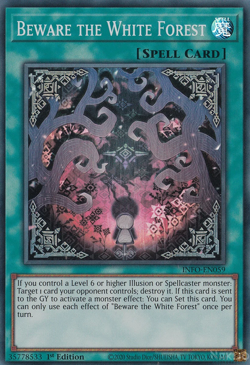 Beware the White Forest - INFO-EN059 - Super Rare 1