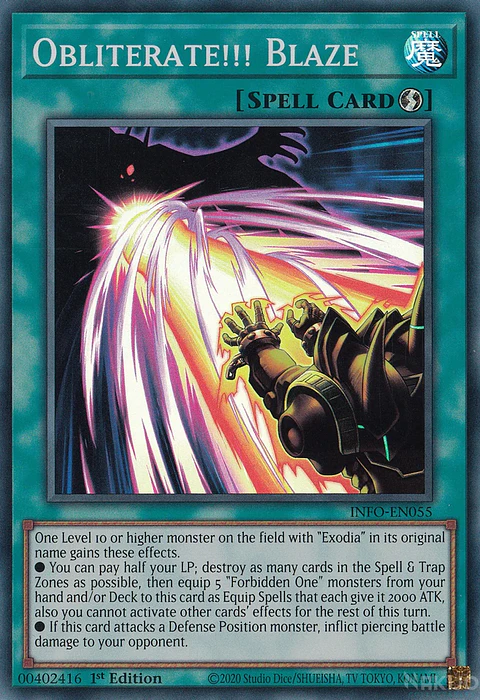 Obliterate!!! Blaze - INFO-EN055 - Super Rare